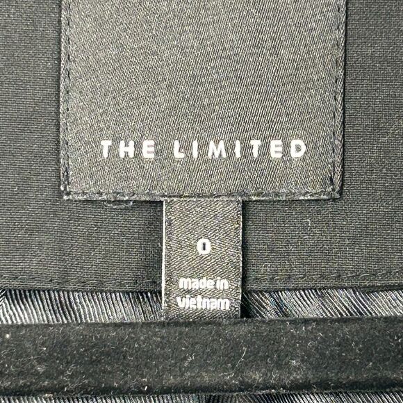 The Limited Jacket Womens 0 Black 3 Button Long Sleeve Single Breasted Blazer - Picture 6 of 11